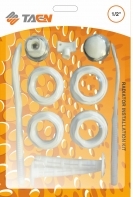 Комплект для радиатора Ду 3/4 c 2 кронштейнами TAEN