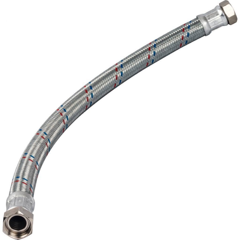 Гибкая подводка для воды гайка-гайка ВР 1 1/4 х ВР 1 1/4, длина 800 мм STOUT