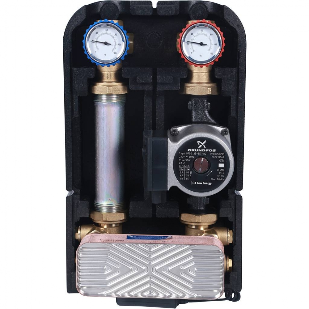 �������� ������ � ��������������� 18 �������,� ������� Grundfos UPSO 25-65 � ������������� STOUT