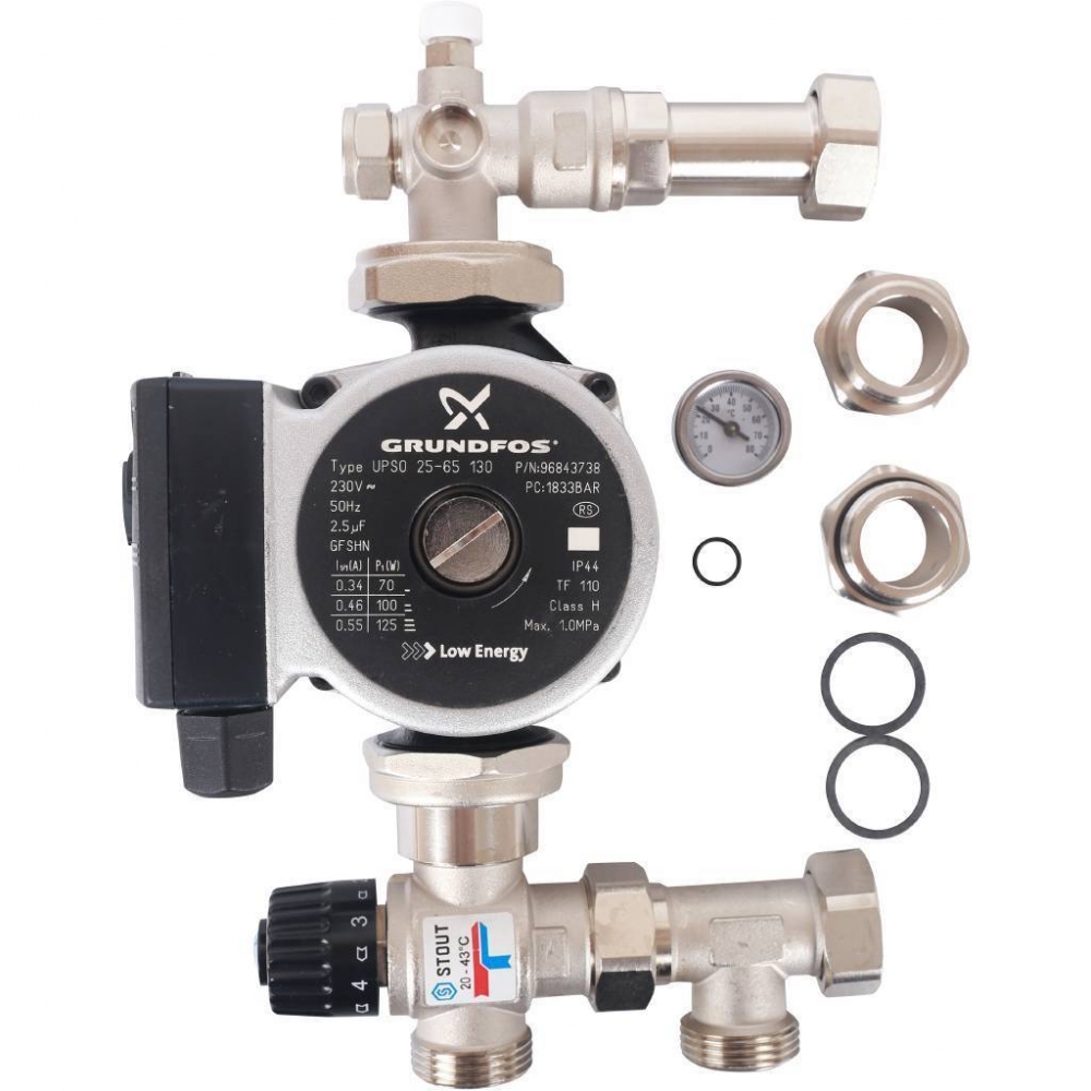 STOUT �������-������������ ���� � ���������������� �������� 20-43 C, � ������� UPSO 25-65, 130 mm