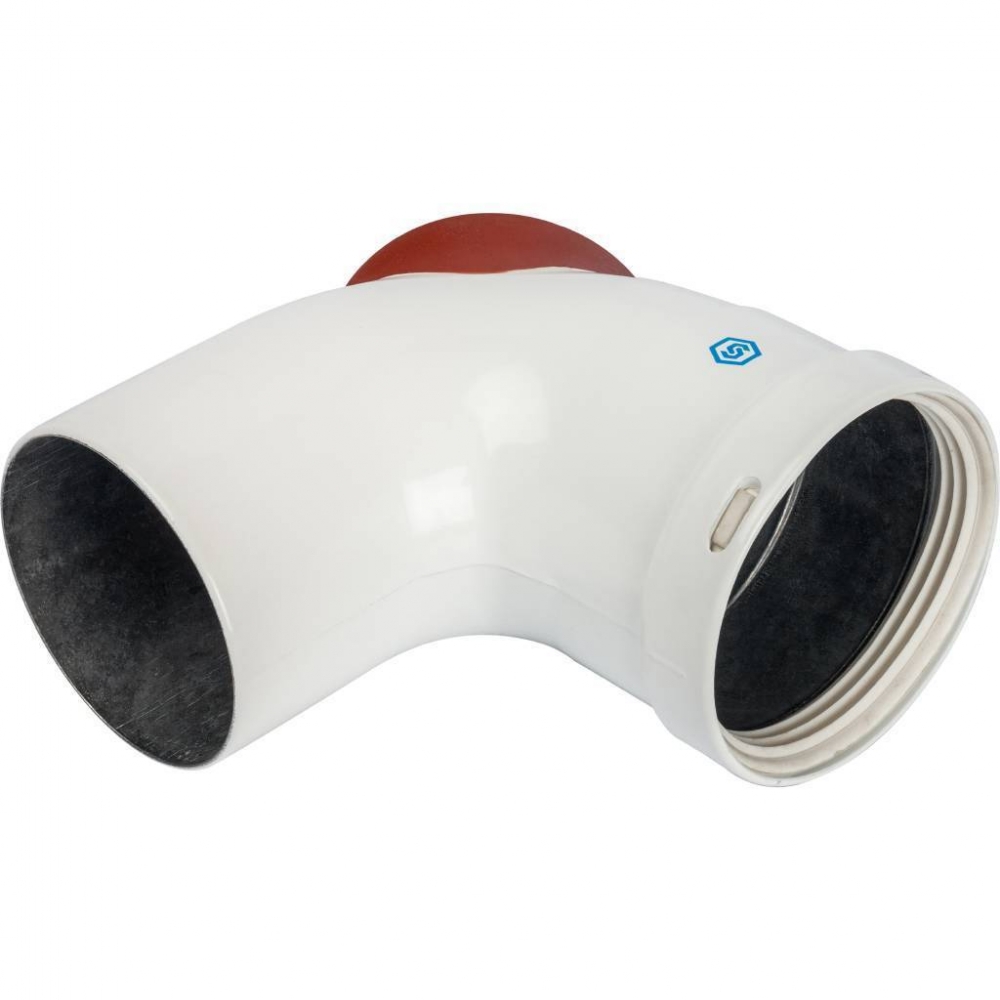 Отвод 90о Ду-80 с инспекционным окном STOUT