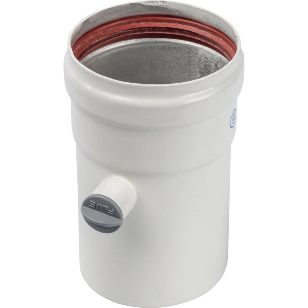 Труба Ду-80 125 мм п/м с ревизионным патрубком STOUT