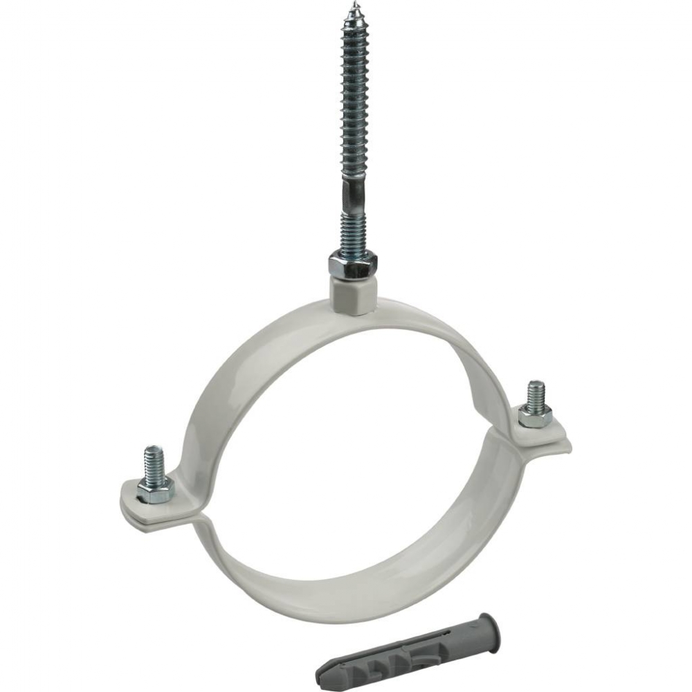 Хомут крепежный Ду-100 для крепления к стене STOUT
