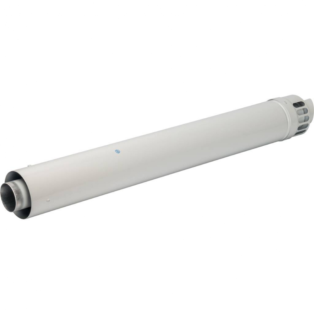 Финальный участок Ду-60/100 1000 мм д/гориз. прохода через стену с антиобмерз. оголовком STOUT /1/7/