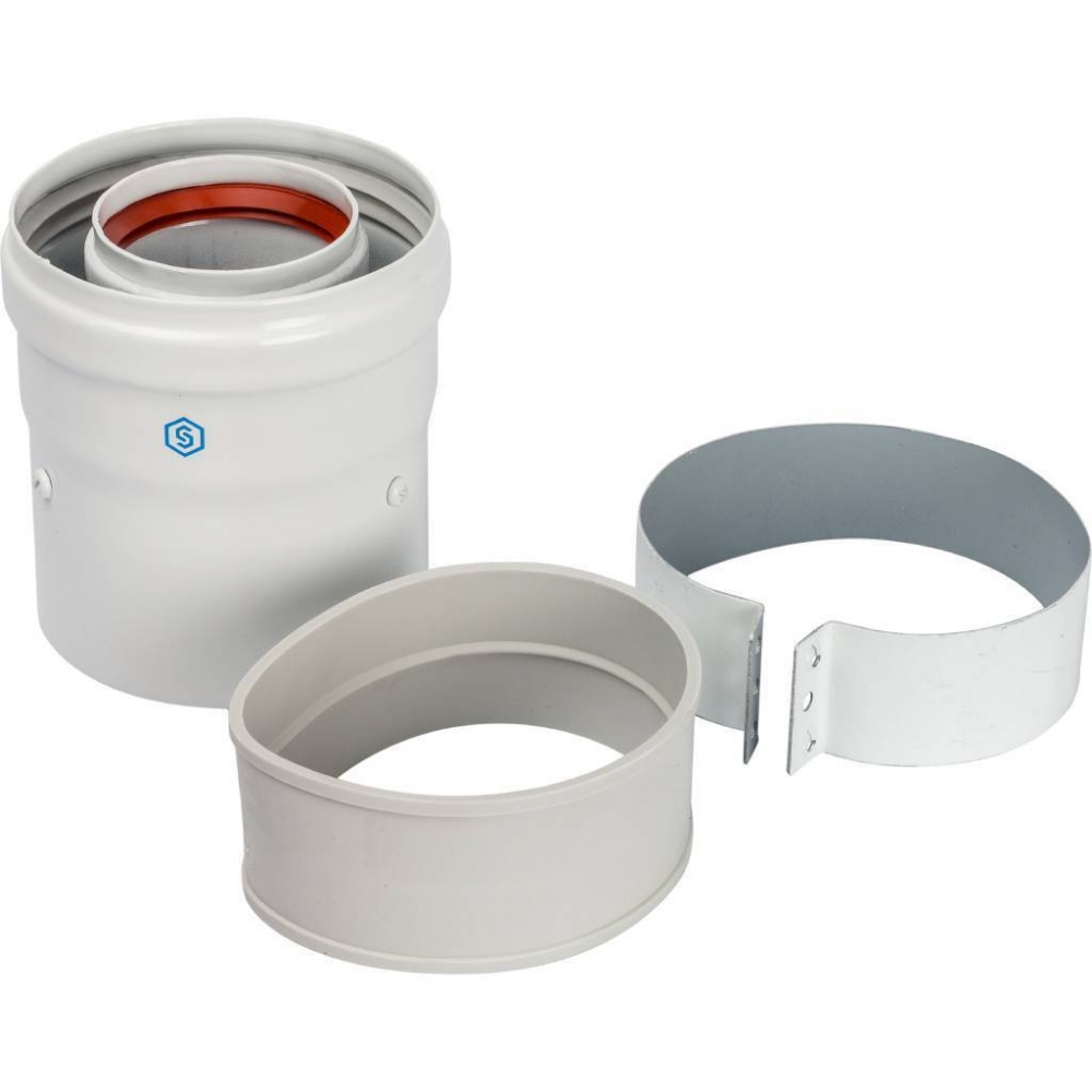 Адаптер для котла вертикальный коаксиальный (совместимый с Baxi, Viessmann) STOUT