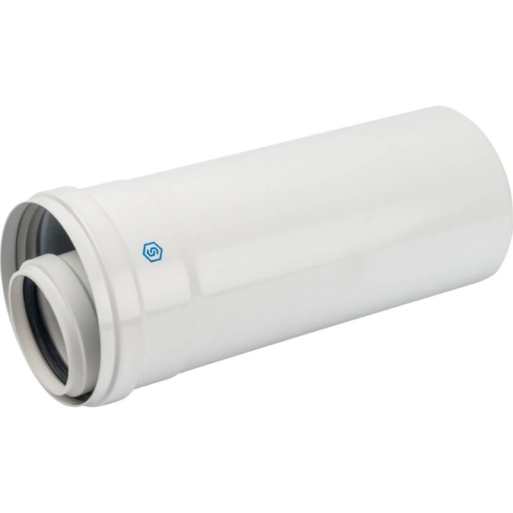 Труба для дымохода конденсационного котла Ду-60/100 250мм м/п РР-FE STOUT