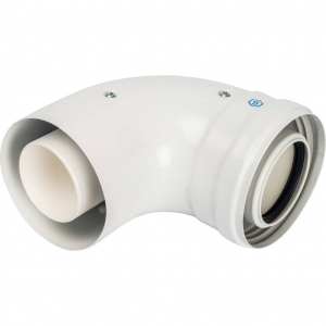 ��������������� ������ 90�/������� 90� ��-60/100 �/� ��-FE (��������� � Baxi, Viessmann) STOUT /1/24