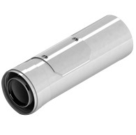 Элемент дымохода конденсац. Ду-60/100 м/п РР-АL 310мм с инспекционным окном STOUT