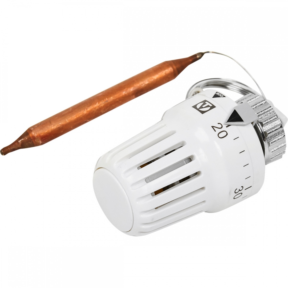 Термоголовка с погружным датчиком диап. Регул-ки 20-62С 2м. Valtec /18/